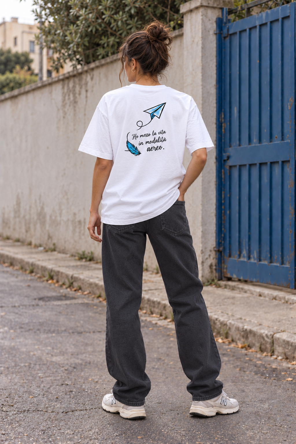 AZULIA catalogo Donna — Modalità aereo — T-shirt oversize 200 — retro