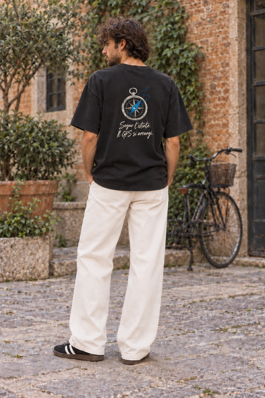 AZULIA catalogo Uomo — Seguo l’istinto — T-shirt pesante 240 — retro