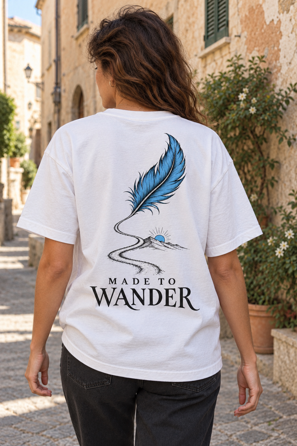 AZULIA catalogo Donna — Made to Wander — T-shirt pesante 240 — retro
