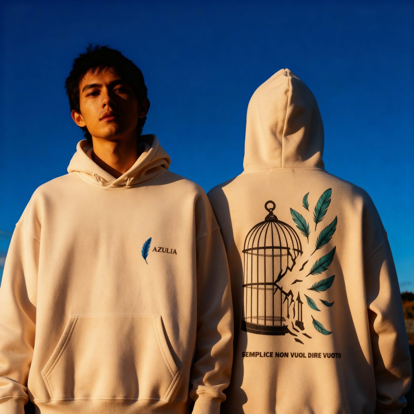 HOODIE UNISEX - Semplice non vuol dire vuoto