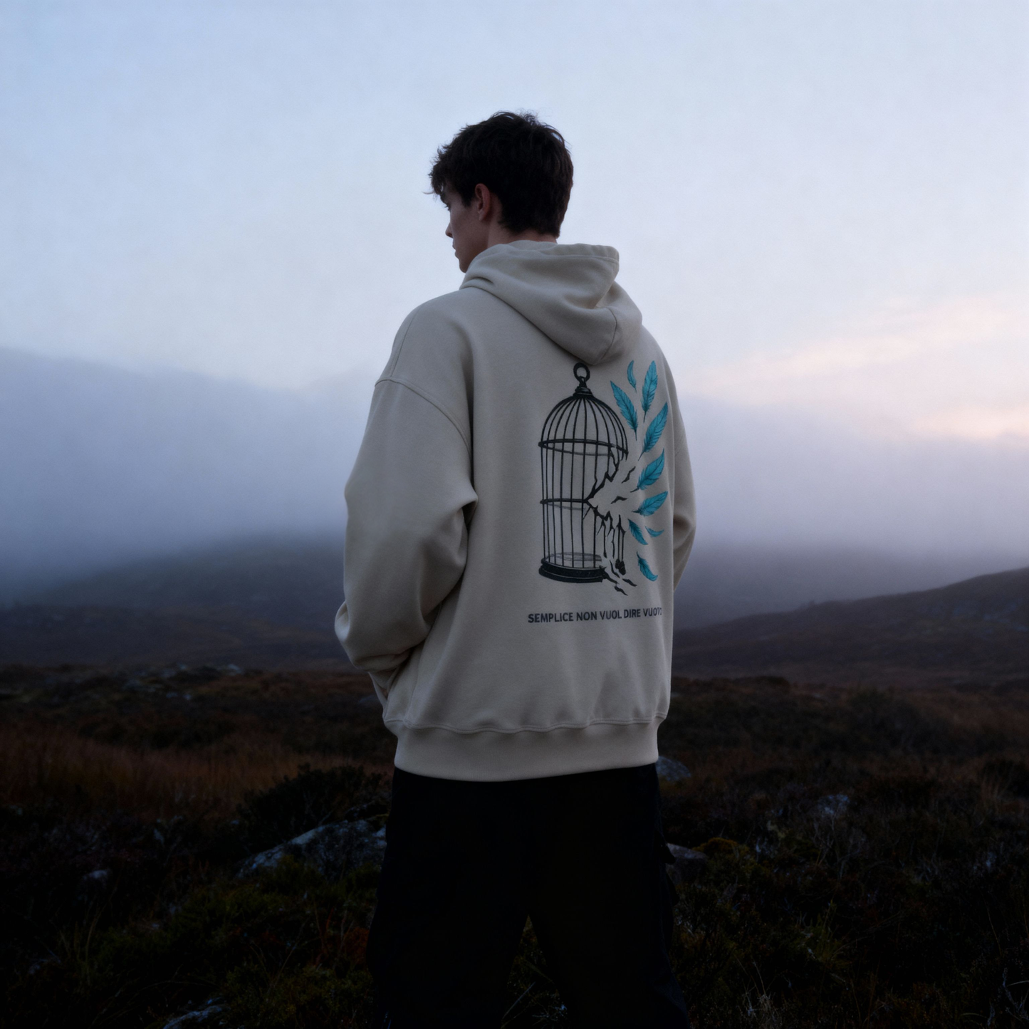 HOODIE UNISEX - Semplice non vuol dire vuoto