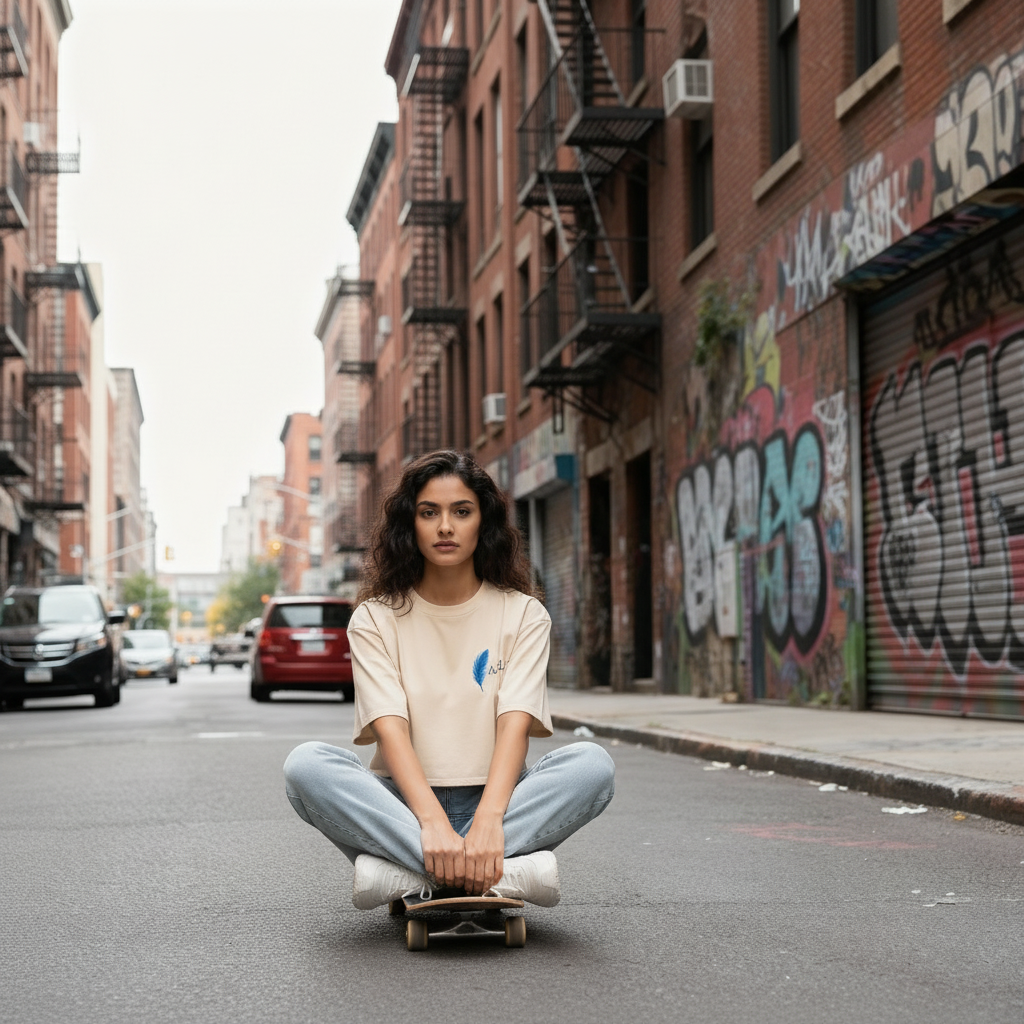 T-SHIRT CROP DONNA - Prendi il volo